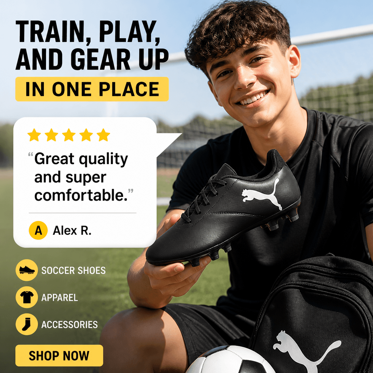 PMax Google Ads creative generated by Enla